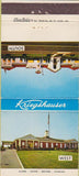 Matchbook Cover - Kriegshauser Funeral Home St Louis MO 30 Strike