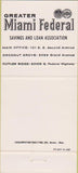 Matchbook Cover - Mimai Federal Savings Loan Miami FL 30 Strike