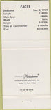 Matchbook Cover - Royal Gorge CO True Color CREASE 30 Strike