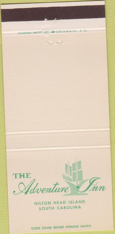 Matchbook Cover - Adventure Inn Hilton Head Island SC 30 Strike