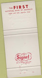 Matchbook Cover - First National Bank of Amarillo TX 30 Strike