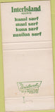 Matchbook Cover - Interisland Resorts Hawaii  30 Strike