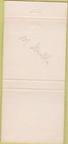 Matchbook Cover - Nick Anthe's Christmas 30 Strike