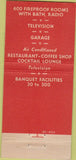 Matchbook Cover - Hotel Empire New York City 30 Stick