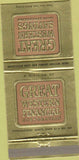 Matchbook Cover - Great Western Savings Venice Los Angeles CA 30 Strike