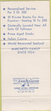 Matchbook Cover - Como Inn Chicago IL 30 Strike