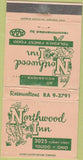 Matchbook Cover - Northwood Inn Toledo OH 30 Strike