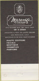 Matchbook Cover - Marengo Beverly Hills San Francisco CA Salon 30 Strike