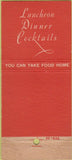 Matchbook Cover - Gold Coin New York City WORN 30 Stick