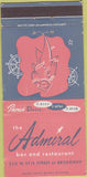 Matchbook Cover - Admiral Bar Restaurant New York City WEAR 30 Strike