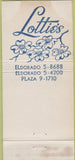 Matchbook Cover - Dogwood Room New York City  30 Stick