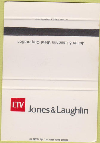 Matchbook Cover - Jones Laughlin Steel SAMPLE 40 Strike