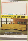Matchbook Cover - Kroehler Furniture Couch 40 Strike