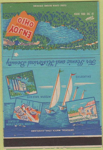 Matchbook Cover - State of Ohio Tourism 40 Strike