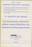 Matchbook Cover - Dippel Business Office Chairs Chico Marysville CA 40 Strike