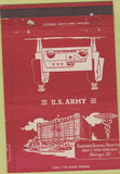 Matchbook Cover - United States Army Hospital Chicago IL girlie 40 Strike