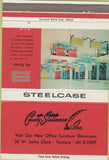Matchbook Cover - Steelcase Office Furniture Ventura CA 40 Strike