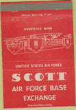 Matchbook Cover - Scott Air Force Base CREASE 40 Strike