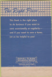 Matchbook Cover - Dedham Coop Bank Dedham MA 40 Strike