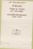 Matchbook Cover - Cloud County Bank Trust Concordia KS 40 Strike