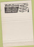 Matchbook Cover - American National Bank Baxter Springs KS WEAR 40 Strike