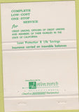 Matchbook Cover - Central Credit Union of CA Oakland CA 40 Strike