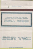 Matchbook Cover - Cor Tee Clad Tuff Foam Panels Cincinnati OH 40 Strike