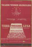 Matchbook Cover - Northington General Hospital military Tuskalusa 40 Strike