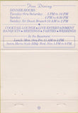 Matchbook Cover - Landmark Restaurant Lounge Santa Maria CA 40 Strike