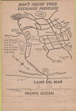 Matchbook Cover - US Marine Corps Camp Pendleton CA 40 Strike