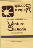Matchbook Cover - Ventura Schools Credit Union CA 40 Strike
