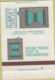 Matchbook Cover - Scurlock Tower Drug Store Houston TX 40 Strike