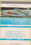Matchbook Cover - Denton Federal Savings Loan Denton TX 40 Strike