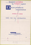 Matchbook Cover - Dwyer Kitchens Murphy Bed Chicago IL 40 Strike
