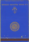 Matchbook Cover - US Naval Training Station postcard 40 Strike