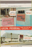 Matchbook Cover - Leon Federal Savings Loan Tallahassee FL 40 Strike