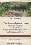 Matchbook Cover - Hof Brau Haus Inn Helen GA 40 Strike