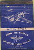 Matchbook Cover - Army Air Forces Douglas AZ postcard WEAR 40 Strike