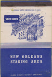 Matchbook Cover - Mardi Gras New Orleans Staging Area postcard 40 Strike