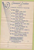 Matchbook Cover - Southern Bank of Norfolk VA 40 Strike