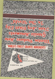 Matchbook Cover - Elberton Granite Association Elberton GA 40 Strike