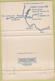 Matchbook Cover - Three Flags Inn Warren PA 40 Strike