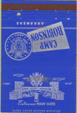 Matchbook Cover - Camp Robinson AR postcard military WEAR 40 Strike