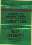 Matchbook Cover - Vale Cleaners Oakland CA 40 Strike