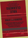 Matchbook Cover - Vale Cleaners Oakland CA 40 Strike