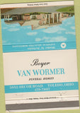 Matchbook Cover - Boyer Van Wormer Funeral Home Toledo OH 40 Strike