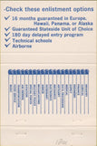 Matchbook Cover - Join the US Army 40 Strike