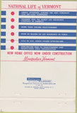 Matchbook Cover - National Life Insurance of Vermont 40 Strike