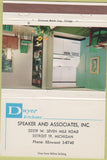 Matchbook Cover - Dwyer Kitchens Speaker Associates Detroit MI 40 Strike