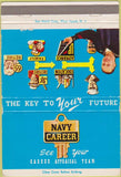 Matchbook Cover - Navy Recruitment 40 Strike